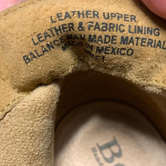 Born Black Suede Ankle Boots with Brown Laces - Picture 10 of 10